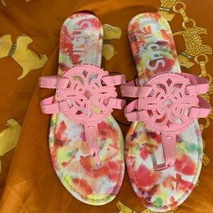 Sam Edelman Circus Cherri faux patent sandal 8